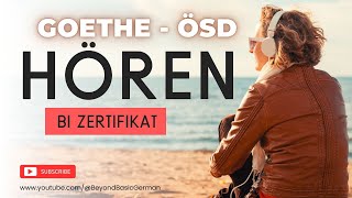 GOETHE  ÖSD B1 ZERTIFIKAT HÖREN 2024 Modelltest 49 [upl. by Samuella367]