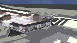 Urbanisme densification requalification quartier mons 3ds max [upl. by Ixel16]