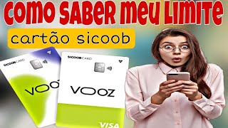 CARTÃO SiCOOBcomo SABER se tenho LIMITE de Crédito no CARTÃO sicoob [upl. by Nimzay]