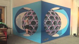 Life Festival Schaan  3D painting optical illusion liechtenstein [upl. by Atteynot140]