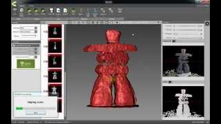 Kinect 3D Scanning Software KScan3D Tutorial  Part 4 Combining Finalizing and Exporting [upl. by Dudden]