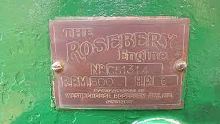 Rosebery Buzacott Model C 6 HP stationary engine [upl. by Paucker]