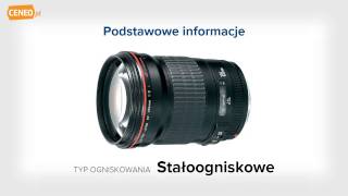 Canon EF 135mm f2L USM 2520A015 obiektyw  Ceneopl [upl. by Liauqram823]