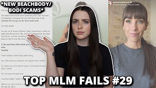 TOP MLM FAILS 29  Beachbodys Newest Scam Bodi [upl. by Aisorbma]