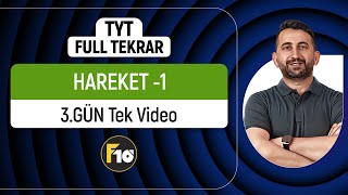 Hareket konu anlatımı 1  TYT Fizik 3Gün [upl. by Pitarys]