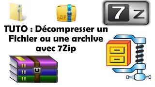 Tuto  Dezipper  Decompresser un fichier ou une archive [upl. by Ahsuatal]