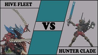 Kill Team Battle Report Hunter Clade vs Hive Fleet [upl. by Keese68]