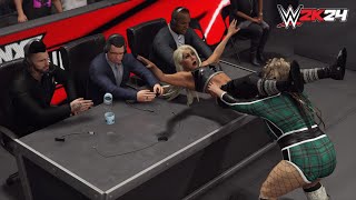 Maryse vs Piper Niven  WWE 2K24 [upl. by Ardaid]