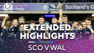 EXTENDED HIGHLIGHTS  Scotlands record win over Wales  A simply fantastic night at BT Murrayfield [upl. by Nancee]