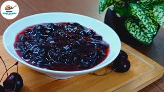 Black Cherry Compote  Homemade Compote [upl. by Zetra]