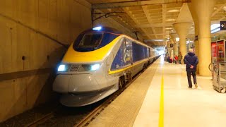 Eurostar Class 373 TGV TMST e300 Ride MarnelaVallée Chessy to London St Pancras Intl  240423 [upl. by Osrock]