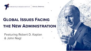 Global Issues Facing the New Administration [upl. by Aifas]