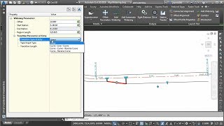 Adding Widenings to Civil 3D Offset Alignments [upl. by Ahseikal]