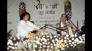 Pandit Hariprasad Chaurasia flute amp Ustad Zakir Hussain tabla  Raga Puriya Kalyan [upl. by Acnalb]