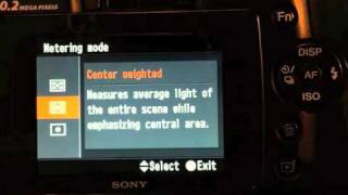 How to set your SONY DSLR for optimum results [upl. by Link213]