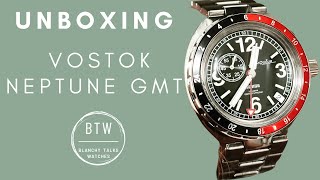 Unboxing  Vostok Neptune GMT 960762 [upl. by Teresa834]