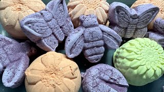 Satisfying bugs and flowers baking soda crush All different textures😍🐞🪲🦋 asmr powderycrushes [upl. by Gardner]