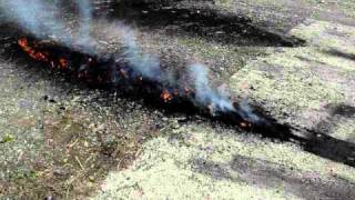 dodge dakota 92 52l big bounout tire explode and fire [upl. by Alisia]