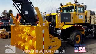 Wausau SnoGo in Action with MNDOT [upl. by Yelsel]