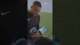 Mbappe 🐢 Reacts To His NEW Nike Boots [upl. by Lairea913]