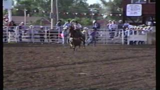 Calf Roping  Cheyenne Rodeo  1989 [upl. by Eitsim]