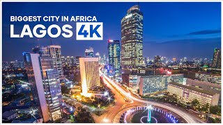 Experience Lagos in 4K  Biggest city in Africa [upl. by Stoeber]