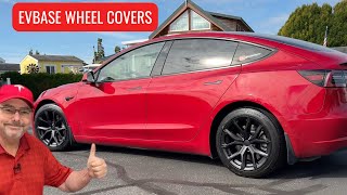 EVBASE Wheel Covers for Tesla Model 3Y [upl. by Ruperto]