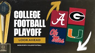 CFP Rankings Lookahead Week 12 Alabama shows dominance Georgia set to FALL after their loss [upl. by Gellman471]