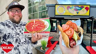 Chicago 2024  BEST Chicago Pizza amp The Wieners Circle  Chicago Food Tour  What To Do in Chicago [upl. by Ytiak162]