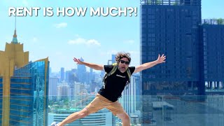 8 Quick Condo Tours in Bangkok 🇹🇭 Cost of Living Thailand [upl. by Sugden580]