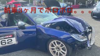 セントラルサーキットGR86クラッシュ※動画は後から頂いた車載で投稿主は青のzn8です。サーキットレース GR86トヨタセントラルサーキット クラッシュ [upl. by Cody449]