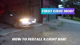 How to Install a Light Bar [upl. by Madalena]