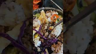 The best Korean dolsot bibimbap food foodlover foodie [upl. by Wittie]