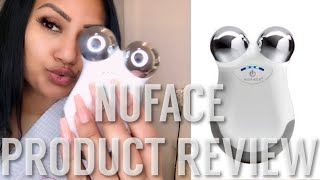 NuFACE Mini Facial Toning Device  Honest Review  Tutorial  Is it worth it [upl. by Aun224]