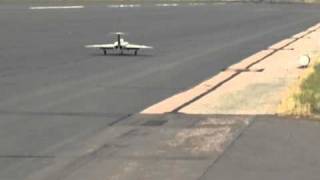 RC Gloster Javelin first taxi and take off RAF Scampton [upl. by Salman]