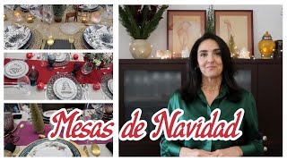 DECORACIÓN de MESAS de NAVIDAD [upl. by Davidoff176]