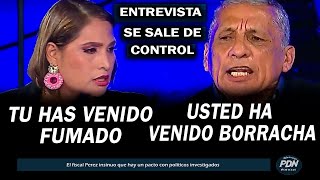 PERIODISTA CUSQUEÑA VS ANTAURO HUMALA ¿ES USTED UN MARIHUANER0  ENTREVISTA SE SALE DE CONTROL [upl. by Lativa]