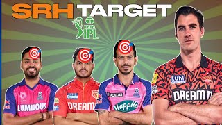 SRH TARGET PLAYER IPL 2025  SRH RETAINED PLAYERS [upl. by Yrotciv55]