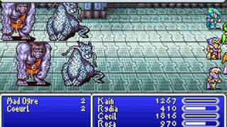 Lets Play Final Fantasy IV Advance 19  Elemental Lord of Burning Honor [upl. by Eidnim]