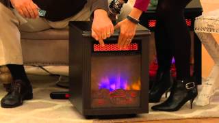 Twin Star Home Infrared Electric Quartz Fireplace Heater with Dan Hughes [upl. by Neelloc664]