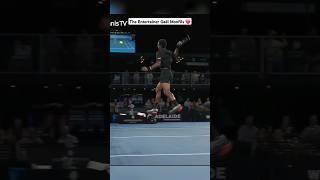 The Entertainer Gaël Monfils ❤️ 🎥 tennistv  ATPTour tennis [upl. by Aynotel]