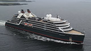 Seabourn Venture cruise ship visits Killybegs Ireland [upl. by Esilehs]