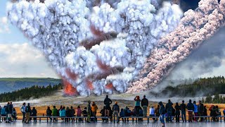 Horrible Today Live Footage Secondsquot of Steamboat Geyser in Yellowstone Erupt PowerfullyVery Scary [upl. by Mariel]