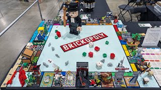 Huge LEGO Monopoly quotBrickopolyquot [upl. by Melton]