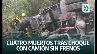 Video captó camión sin frenos que causó accidente en Pasto colombia  Vanguardia [upl. by Nehtiek]