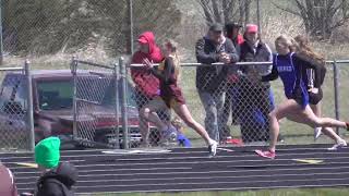 4232024 Deubrook Girls 800m Relay Estelline Meet [upl. by Ydal]