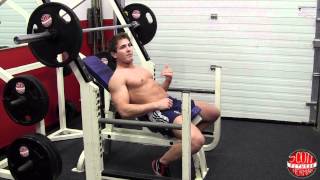 How To Barbell Incline Chest Press [upl. by Rosenthal]