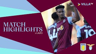 MATCH HIGHLIGHTS  Aston Villa 30 Lazio [upl. by Yrocej]