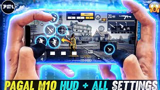 ⚡ Real Custom Hud Pagal M10 2022  Pagal M10 Custom Hud  Pagal M10 Custom Settings 2022 PagalM10 [upl. by Moreno286]