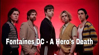 Fontaines DC  A Hero’s Death Karaoke [upl. by Asum]